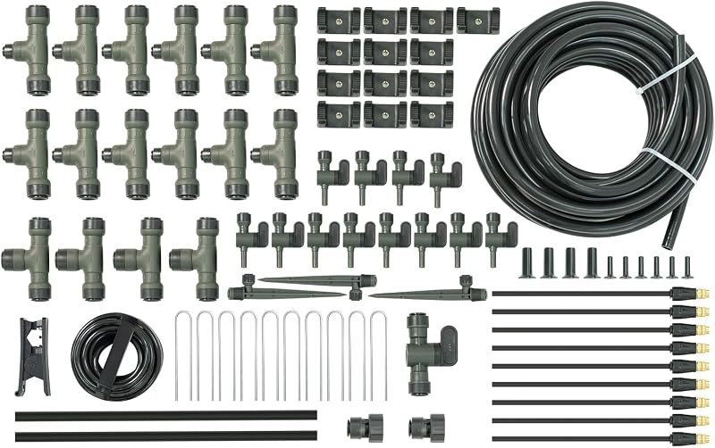 Vego Garden Irrigation Kit - Drip Irrigation System for Raised Garden Beds, Efficient Watering Solution for
