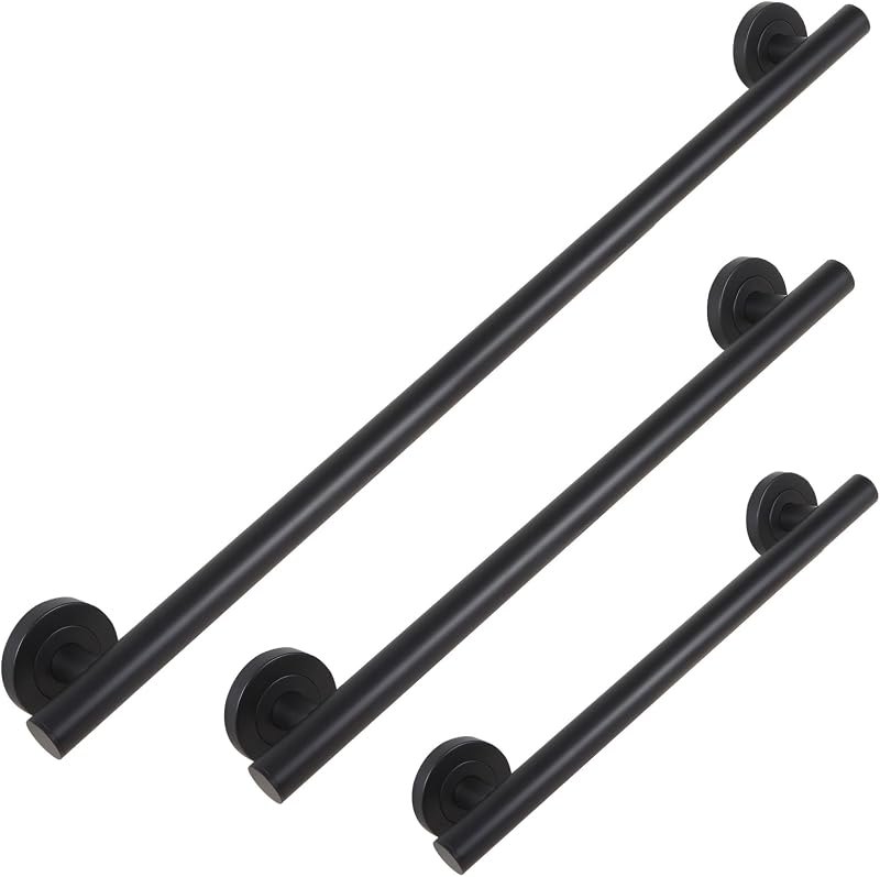 Lava Odoro Shower Safety Bar for Seniors Disabled, 3-Pack Shower Grab Bar — Adult Grab Bars for adult grab bars