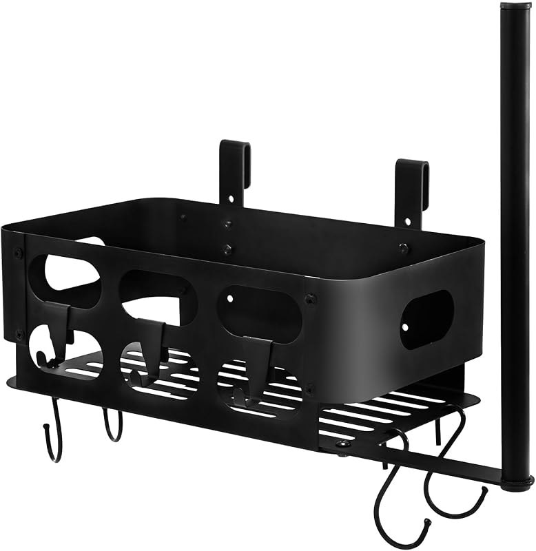 Storage Bin for Traeger Grills,BBQ Basket with Paper Towel Holder — bbq organizer bin for bbq organizer bin