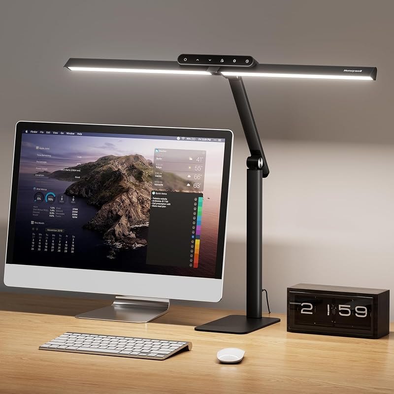Honeywell HJ1BK Eye-Caring 1200LM LED Architect Desk Lamp for Home Office — best home work light for home work light