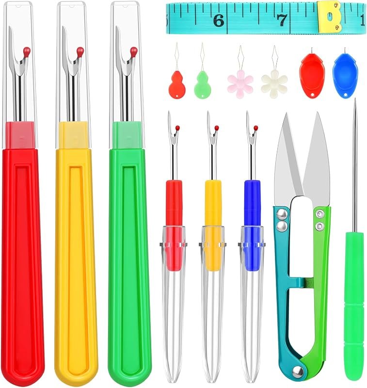 ZMAAGG Seam Ripper, 15 PCS Seam Rippers for Sewing, Stitch Remover Tool — sewing rippers for sewing rippers