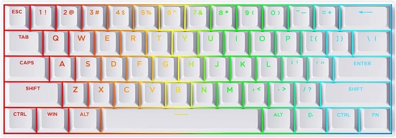 MCHOSE Ace 60 PRO Gaming Keyboard 60 Percent, Hall Effect Keyboard Wired, Magnetic Switch Keyboards Rapid Trigger, 8K