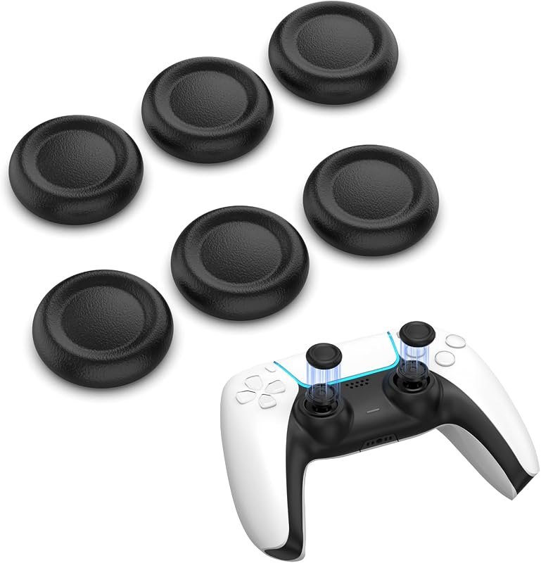 Joystick Replacement Cap Thumb Grips for PS5/PS4 Controller, IINE PS5/PS4 Controller Button Stick Covers, 3D Analog