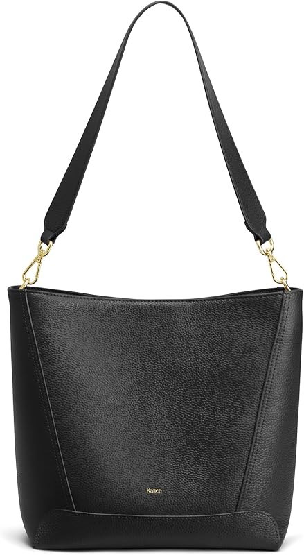 Leather Purses and Handbags, Bucket Bags for Women, Top Grain Leather Tote Shoulder Crossbody with 2 Straps — handbags