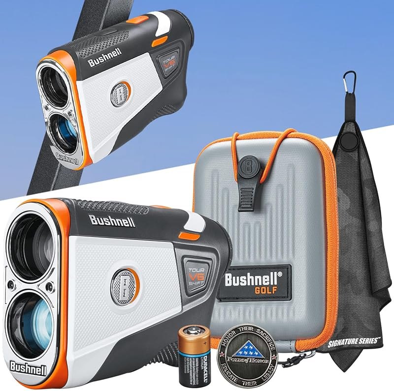 Bushnell Golf Tour V6 Shift Laser Rangefinder Patriot Pack — golf slope rangefinder for golf rangefinders