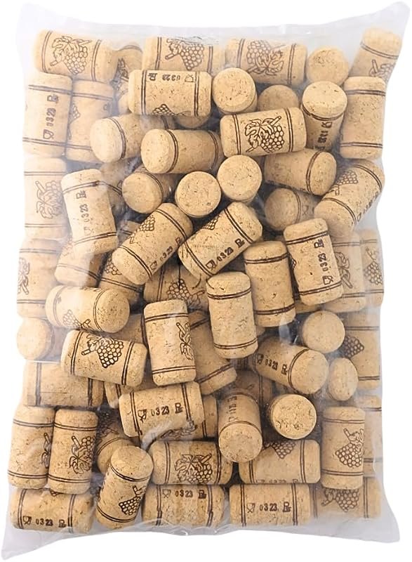 FastRack Bag of 100, #9 Straight Wine Corks for Wine Bottles — Stoppers and corkscrews. amazon for stoppers corkscrews