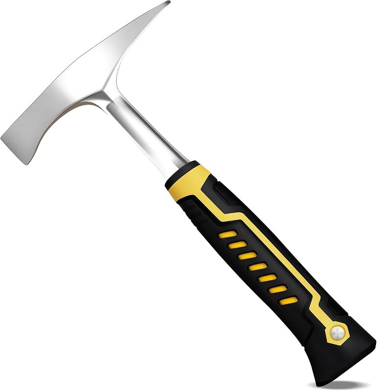 SLNIHAMS Chipping Hammer, 14oz Welding Chipping Hammer, Heavy Duty Slag Removal Tool with Ergonomic Grip, Non-Slip