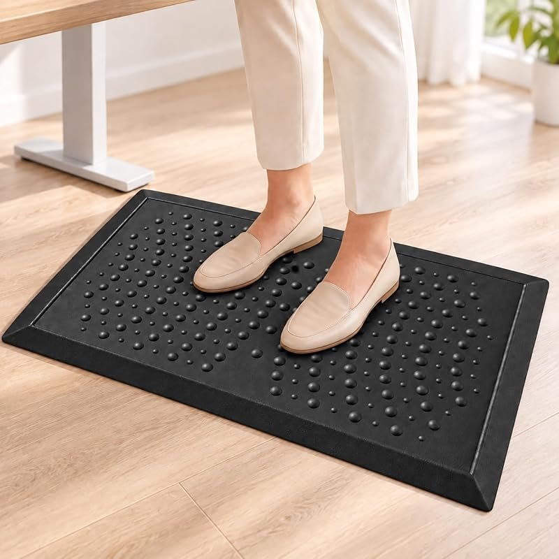 1" Extra Thick Anti Fatigue Mat for Standing Desk & Kitchen Floor — standing desk mat amazon for standing desk mat