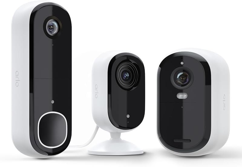 Arlo Essential Whole Home Security Bundle — home video doorbell for home video doorbell