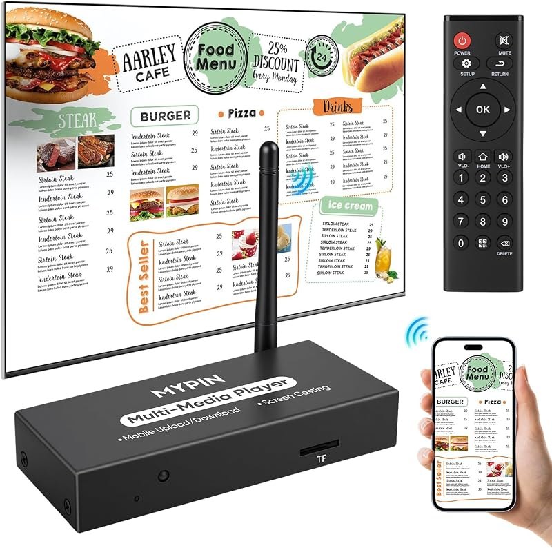 Advertising Media Player USB Video Player for Digital Signage or TV — Media players like VLC, image editor for media
