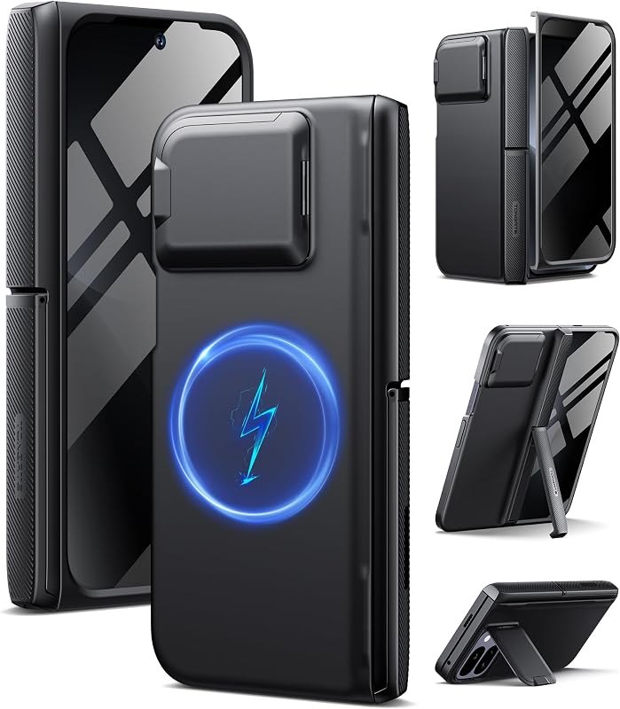 TONGATE Magnetic for Pixel 10 Pro Fold Case with Privacy Screen Protector — best Pixel 10 Pro Fold hinge protect for