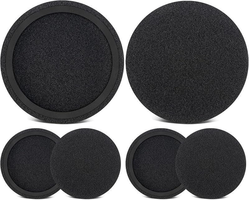 SOULWIT 6Pcs Replacement Earpads for Microsoft Xbox One Chat, PowerA Chat Headsets, Soft and Durable Sponge Ear Pads