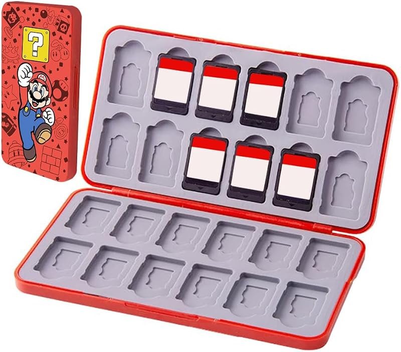 PERFECTSIGHT Switch Game Card Case for Nintendo Switch 2/ Lite / OLED, Game Holder Cartridge Case for Game Cards and