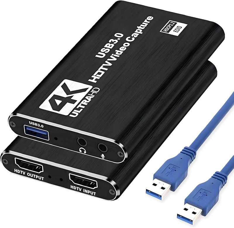 4K Capture Card Game Capture Card 1080P 60FPS for Streaming — pc USB capture card for usb capture card