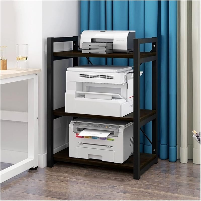 Printer Table Printer Cabinet Small Printer Shelf Desktop Double-Layer Copier Rack Multi-Functional Office Table Host