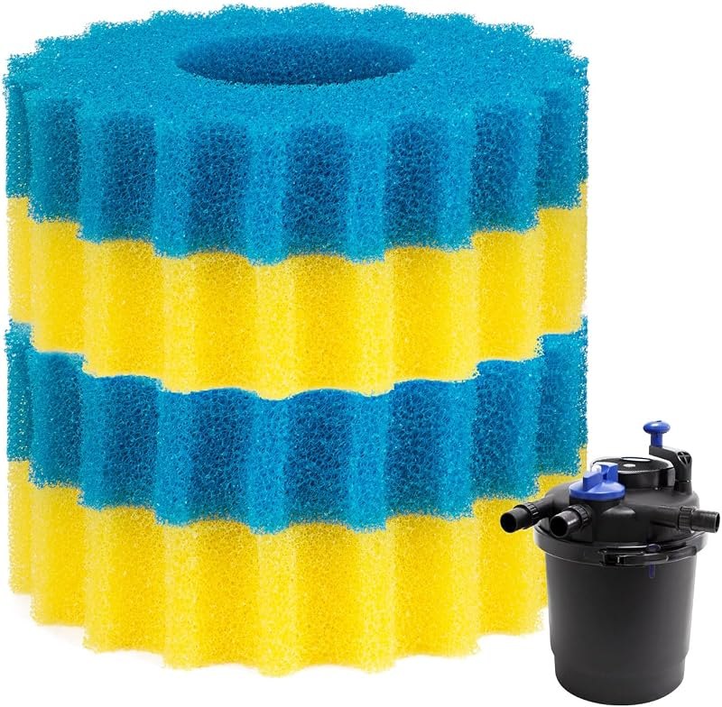 Pond Filter Replacement Sponge Filter Media Pads for VIVOHOME 1580/1840GPH — pressure filter pond for pond filter