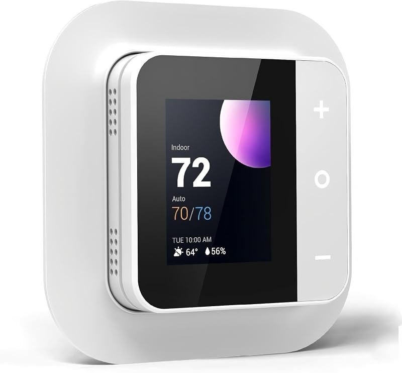 vine Smart Thermostat for House, WiFi Thermostats for Home Compatible with Alexa and Google Assistant, 7day x 8period