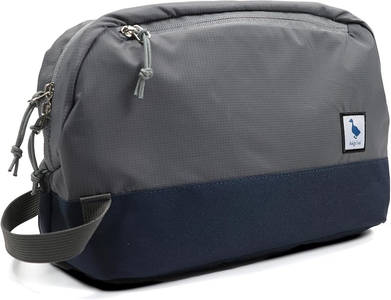 Travel Toiletry Bag 8L, Large Packing Cube with Waterproof TPU Wet/Dry Compartment — travel Packing cubes for travel