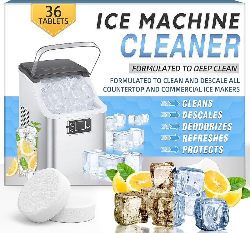 Ice Machine Cleaner Tablets Descaler (36 Pack) — best nugget ice maker cleaner for nugget ice maker cleaner