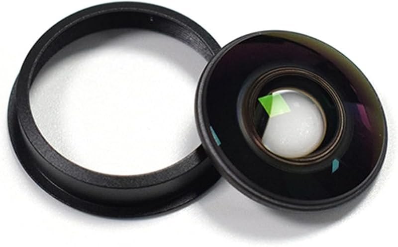 [1 Pcs] Camera Lens Glass Replacement for Insta360 X3, 360° Lens Repair Part with Mounting Ring, Compatible with Insta