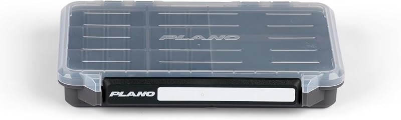 Plano StowAway 3600 50/50 Split Stow Tackle Box with Corrosion-Preventive Rustricor, Single Latch Design, Transparent