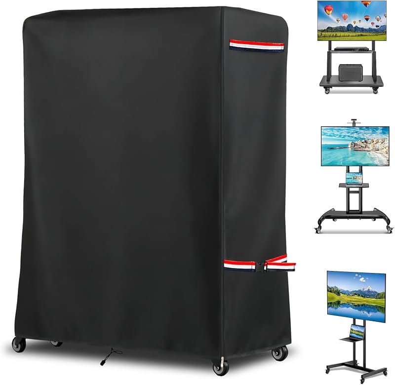 Weatherproof 45-50Inch Outdoor TV Stand Cover for Rolling/Mobile Stand — best weather floor stand for weather floor