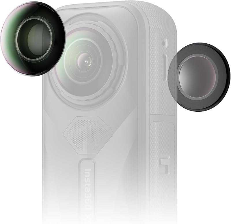 Insta360 X5 Replacement Lens Kit (Double Lens) — 360 Degree Cameras that store your m for 360 degree cameras store