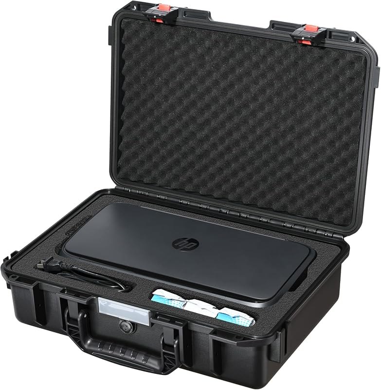 Case for Hp Printer 250 Officejet - All-in-One Portable with Custom Foam — best printers storage bag for printers