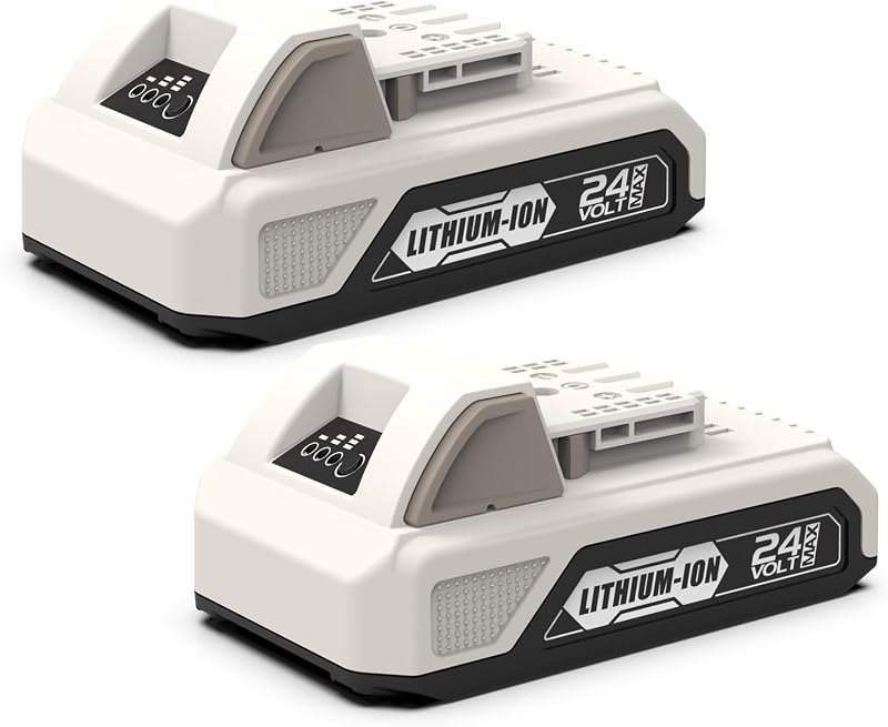 2Pack 3500mAh Battery for Snow Joe 24V Battery — snow spare battery for snow spare battery