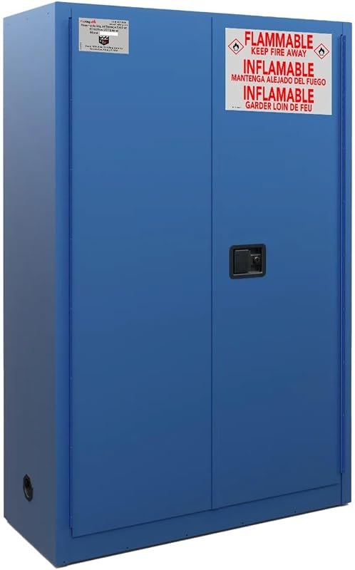 FireKing 45 Gallon Corrosives Flammable Safety Cabinet, Manual Door — Chemicals and home supplies that ear for