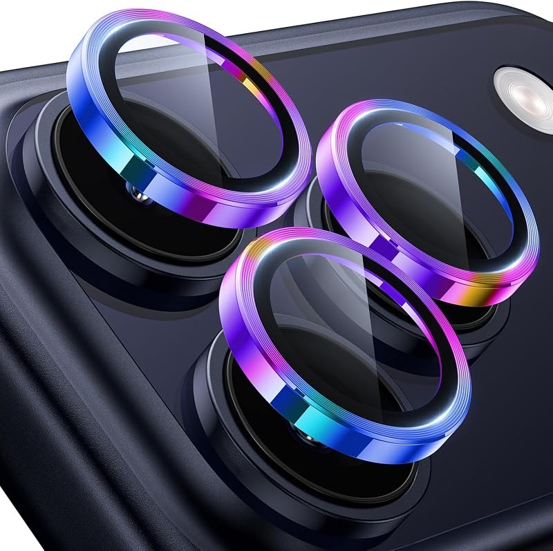 Hoerrye for iPhone 17 Pro Max/17 Pro Camera Lens Protector - Case Friendly — camera lens protector for iphone pro