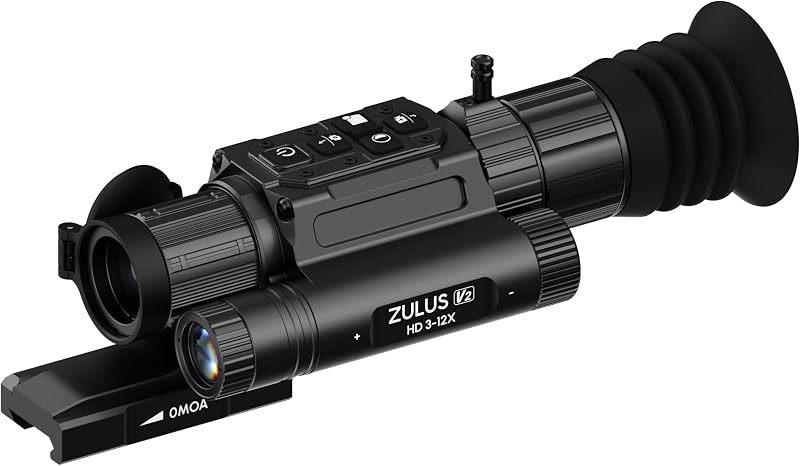 DNT Optics Zulus HD V2 Digital Day Night Vision Rifle Scope with Built-in Infrared for Hunting (No LRF) — Beginner