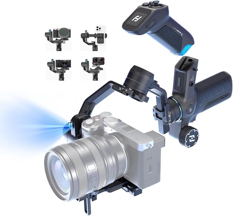 Feiyu SCORP Mini 3 Pro Camera Gimbal Stabilizer for Canon/Sony/Nikon/iPhone — camera gimbal 3 axis for camera gimbal