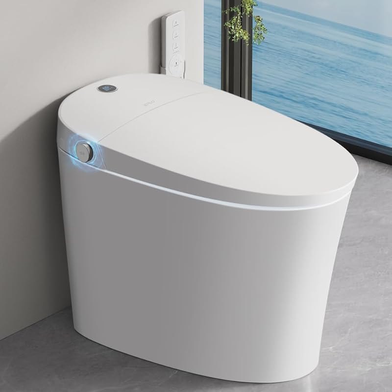 One Piece Smart Toilet Bidet, Tank&Pump, Foam Shield, Auto Flush E18 — Amazon devices that increase product for