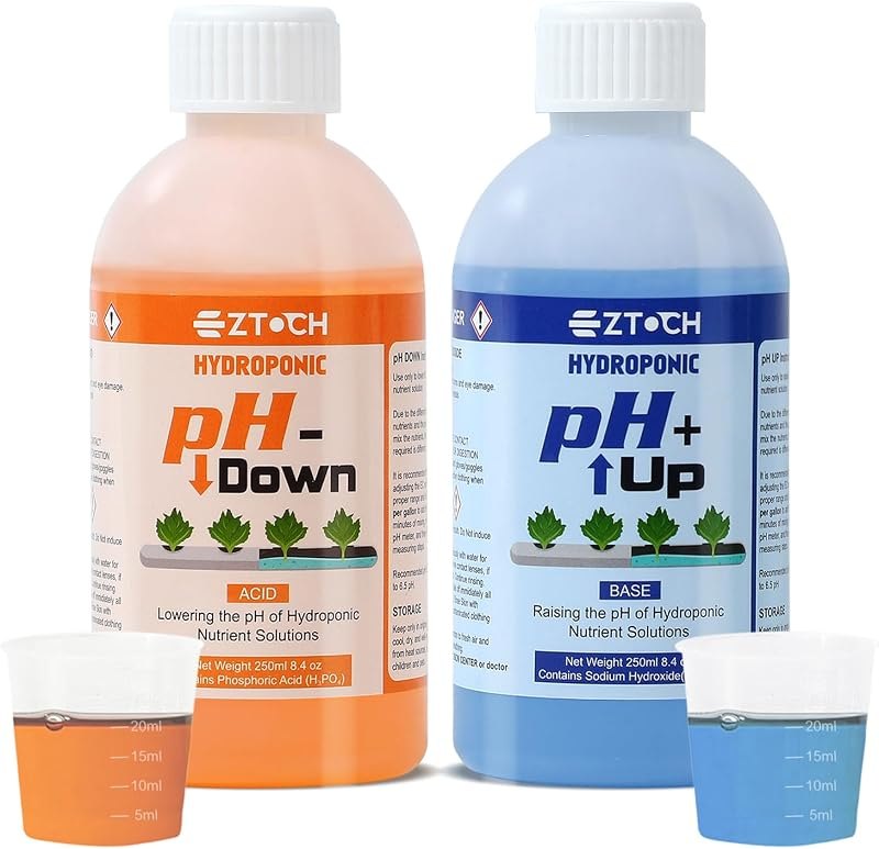 pH UP and Down for Hydroponic Plants, Adjust the pH Balance — best hydroponics ph meter for hydroponics meter