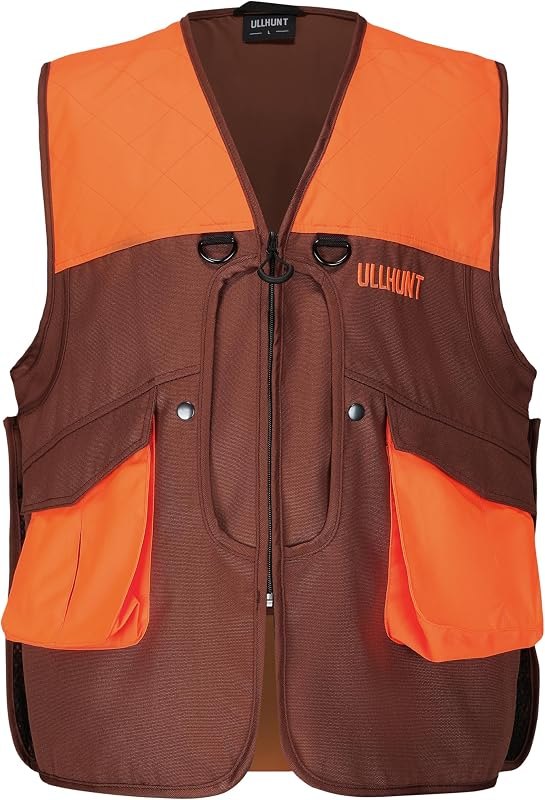 UIIHUNT Upland Hunting Vest, Bird Game Vest with Front Pockets & Back Game Pouch, Lightweight Field Vest for Men and