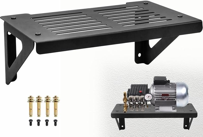 Pressure Washer Shelf Wall Mount, Electric Pressure Washer Bracket Shelf Power Washer Storage Rack for Garages