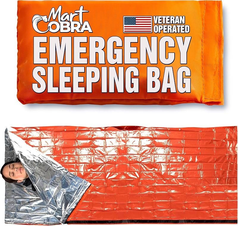Emergency Sleeping Bag Mylar Bivy Sack Thermal Heat Survival Gear &Supplies — Best products for off grid and campi for