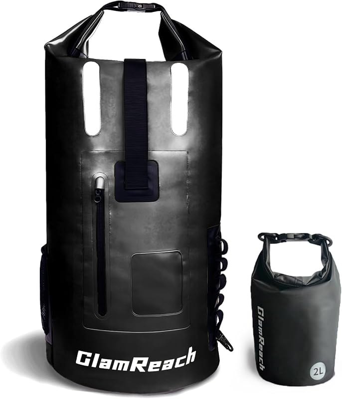 55L Dry Bag for Men - Heavy Duty Waterproof Backpack, Large Roll Top Rip-Resistant Rucksack for Kayaking, Camping