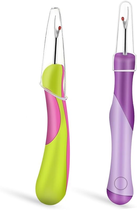2 PCS Seam Rippers for Sewing : Seam Ripper and Thread Remover, Stitch Remover Unpicker Tool, for Hand Sewing, Crafts