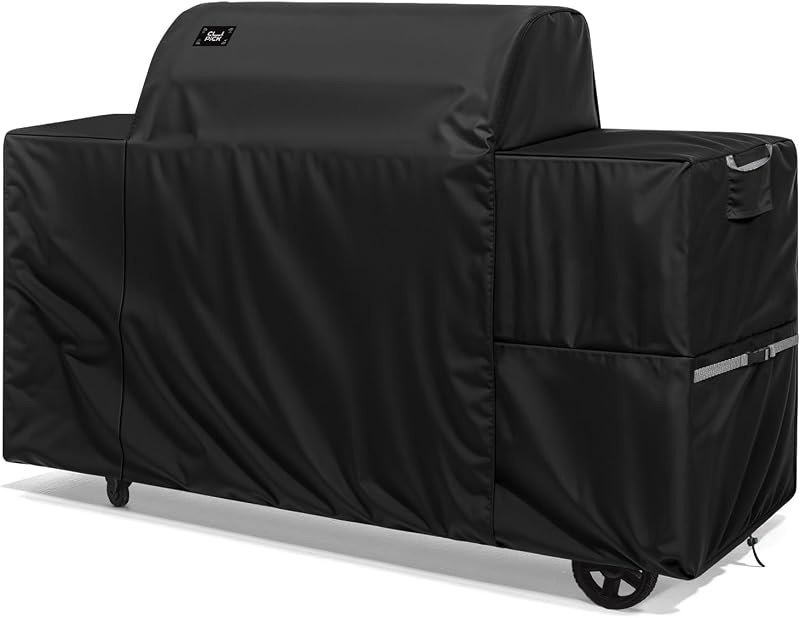 Waterproof Full-Length All Weather Grill Cover Accessory for Traeger Woodridge Pro and Woodridge Elite Pellet