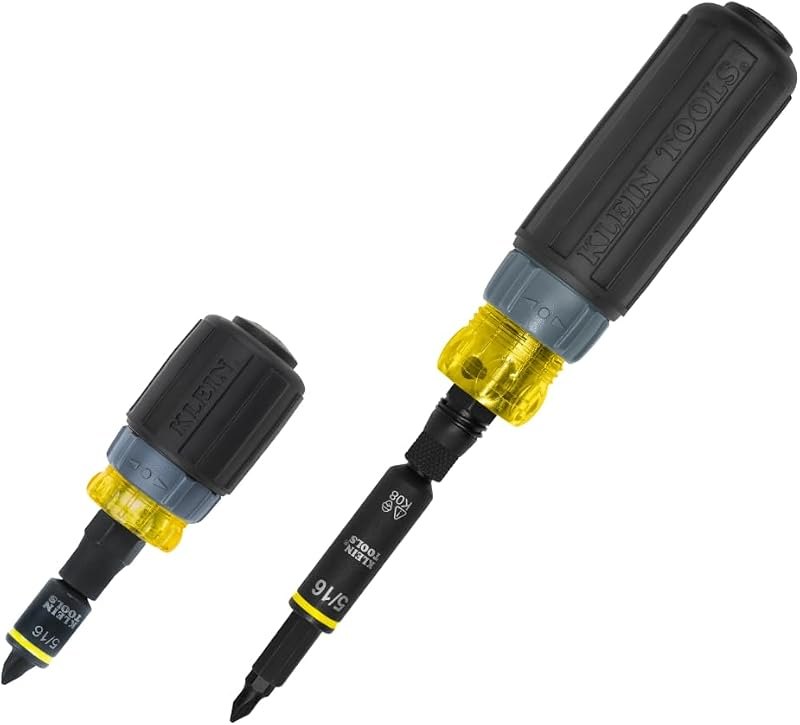 Klein Tools 80191 KNECT (S) Impact-Rated Multi-Bit Screwdriver Set, 11-in-1 and 7-in-1 Ratcheting Drivers with