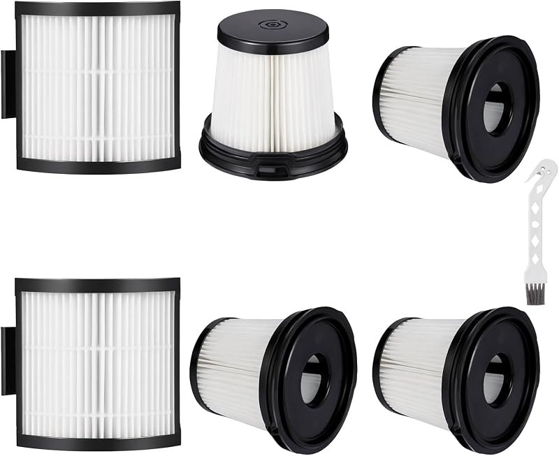 6 Pack IW3511 IW1111 HEPA Filters Replacement for Shark IW3511 DetectPro Lightweight Cordless Stick Vacuum Cleaner