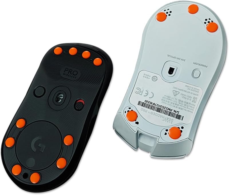 X-Raypad Titanium U9 Universal Dot Gaming Mouse Skates - Premium Quality, Durable & Quiet, Smooth Glide, Universal
