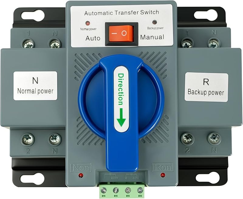 110V 2P 63A Dual Power Automatic Transfer Switch, Generator Changeover Switch, 50Hz/60Hz — best generators wall mount