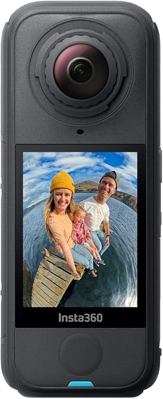 Insta360 X4 Air - Lightweight 165g 8K 360 Camera, Invisible Selfie Stick Effect, Replaceable Lenses, Shoot First &