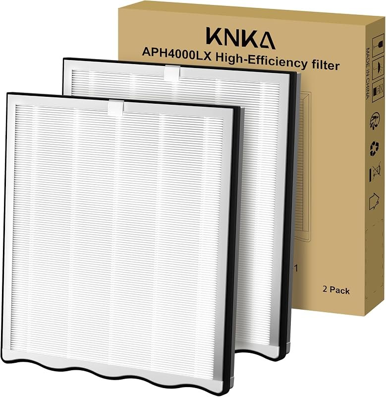 KNKA Genuine Air Purifier Replacement Filter for APH4000, Standard Filter — HEPA filters amazon for hepa filters