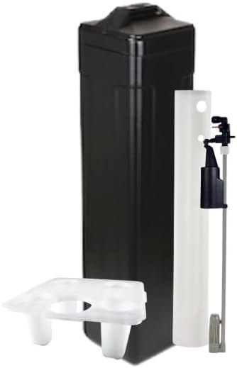 AFWFilters 11"x36" Water Softener Salt Brine Tank with Safety Float Assembly AND SALT GRID Included, 11" Space Saving