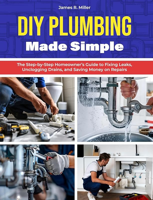 DIY PLUMBING - Made Simple: The Step -by-Step Homeowner's Guide to Fixing Leaks, Unclogging Drains, and Saving Money