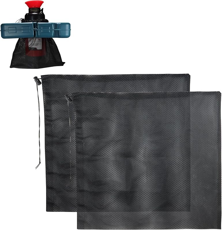 Goldlife Pond Fountain Aerator Accessories - 2 Pack Pond Pump Filter Bag, 18.1"x 17.3" Large Fountain Aerator Barrier